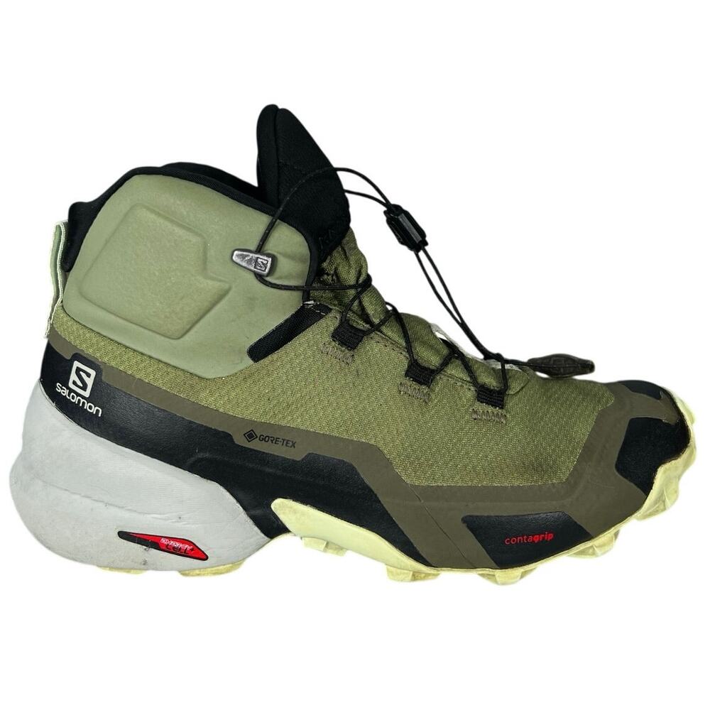 Salomon Women's Cross Hike Mid GTX Green Hiking Boot’s Size US 7